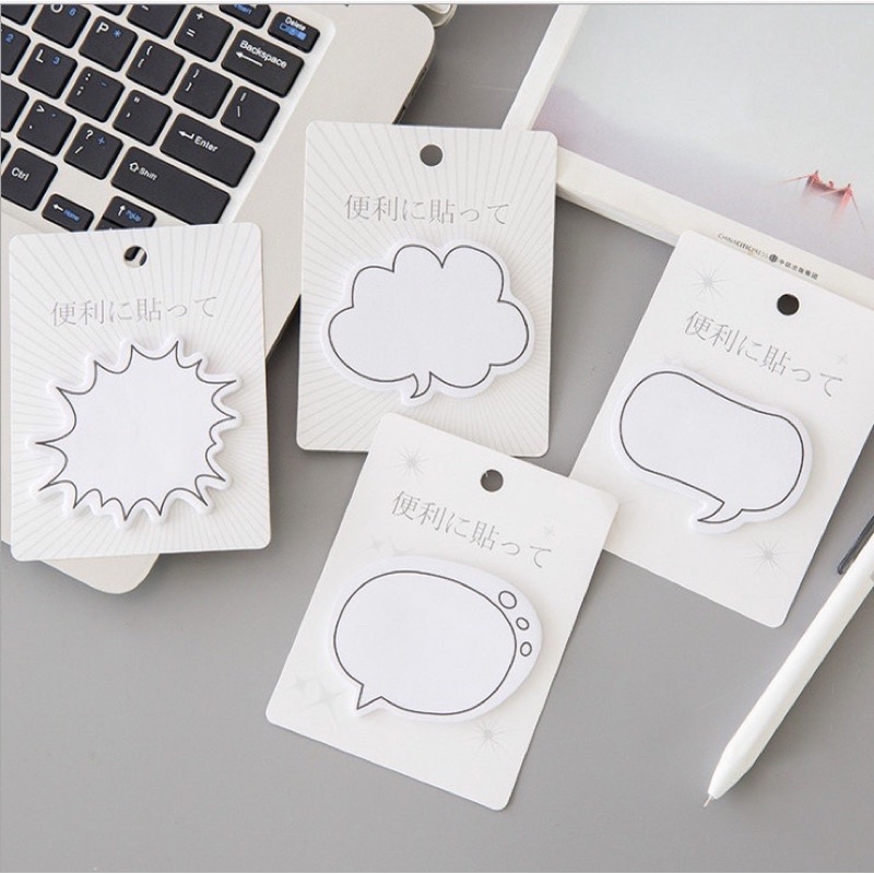 Super cute Note paper, Note paper, cloud-shaped flashcards | Shopee ...