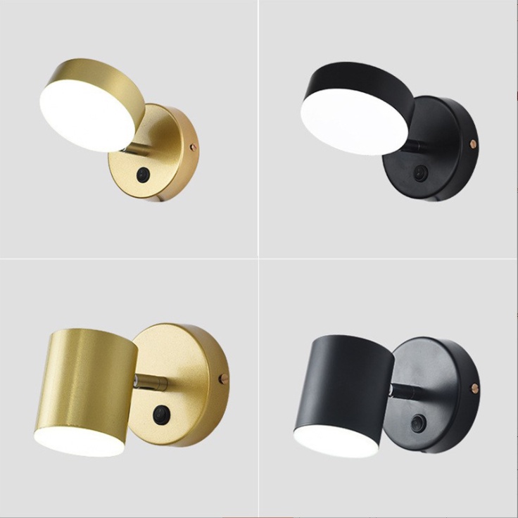 Modern Simple Led Wall Lamp With Adjustable Switch Angle Living Room ...