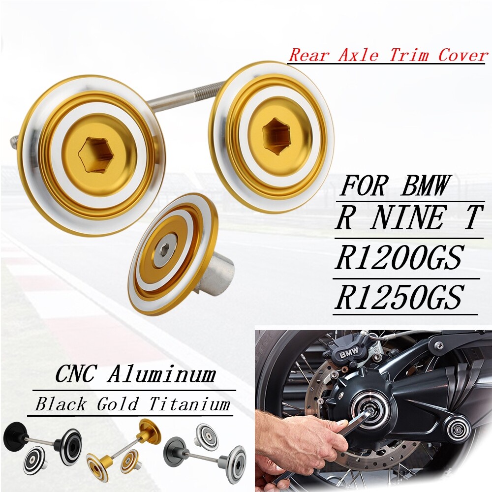 Motorcycle Rear Axle Cover Slider Pad Spindle Hub Cap For BMW R1250GS