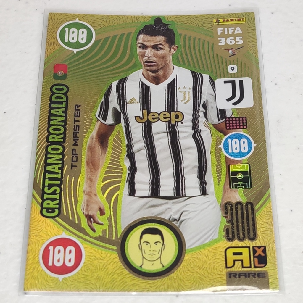 Cristiano Ronaldo Panini Adrenalyn FIFA 365 2021 Top Master Rare ...