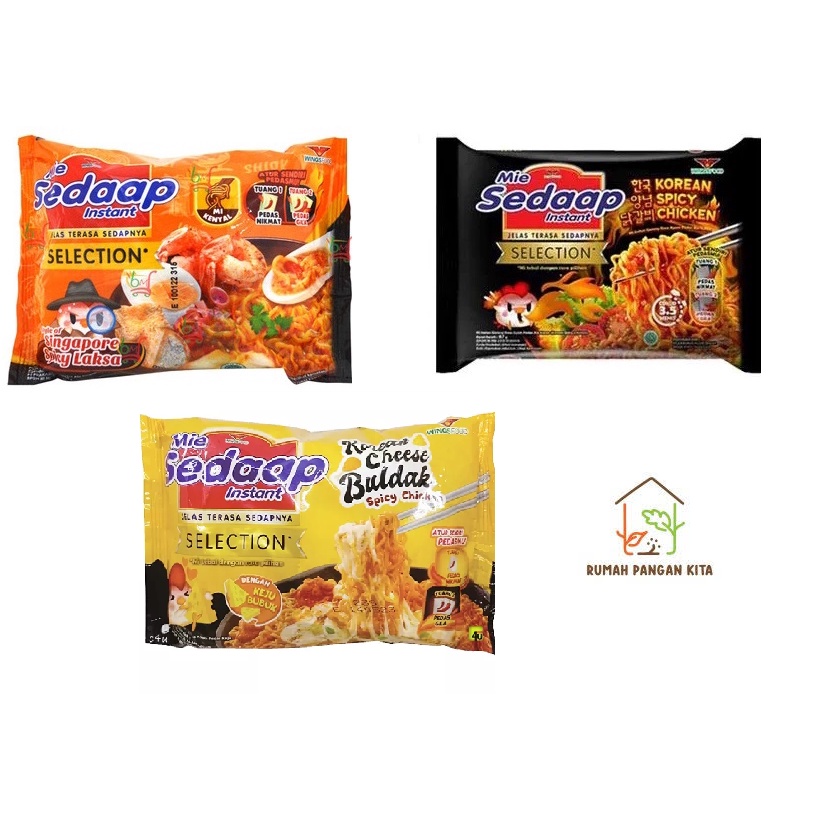 Mie Sedap Flavor Singapore Spicy Laksa Korean Spicy Chicken And Korean