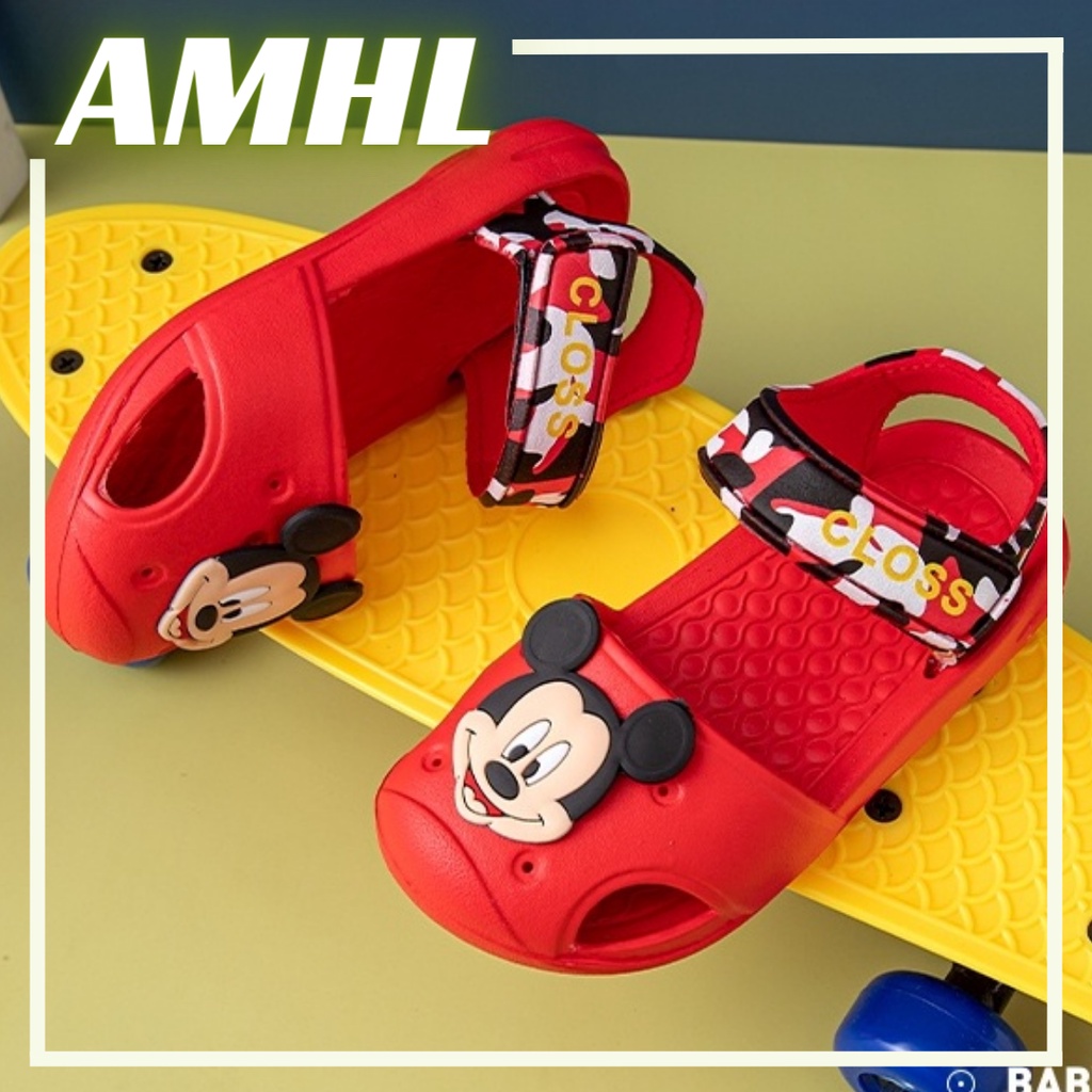 [AMHL] New Cute Mickey Mouse for Baby Boy Cute Sandal for kids Shopee