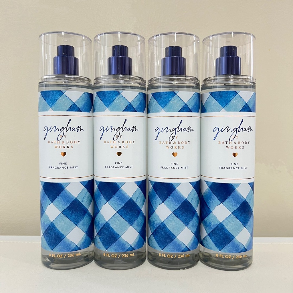 Gingham Blue Bath & Body Works Fragrance Mist With US Barcode 236ml ...