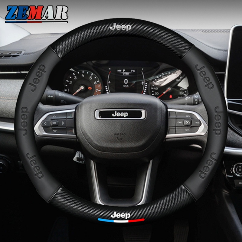 Jeep Car Steering Wheel Cover For 38CM Renegade Compass 2022 Willys