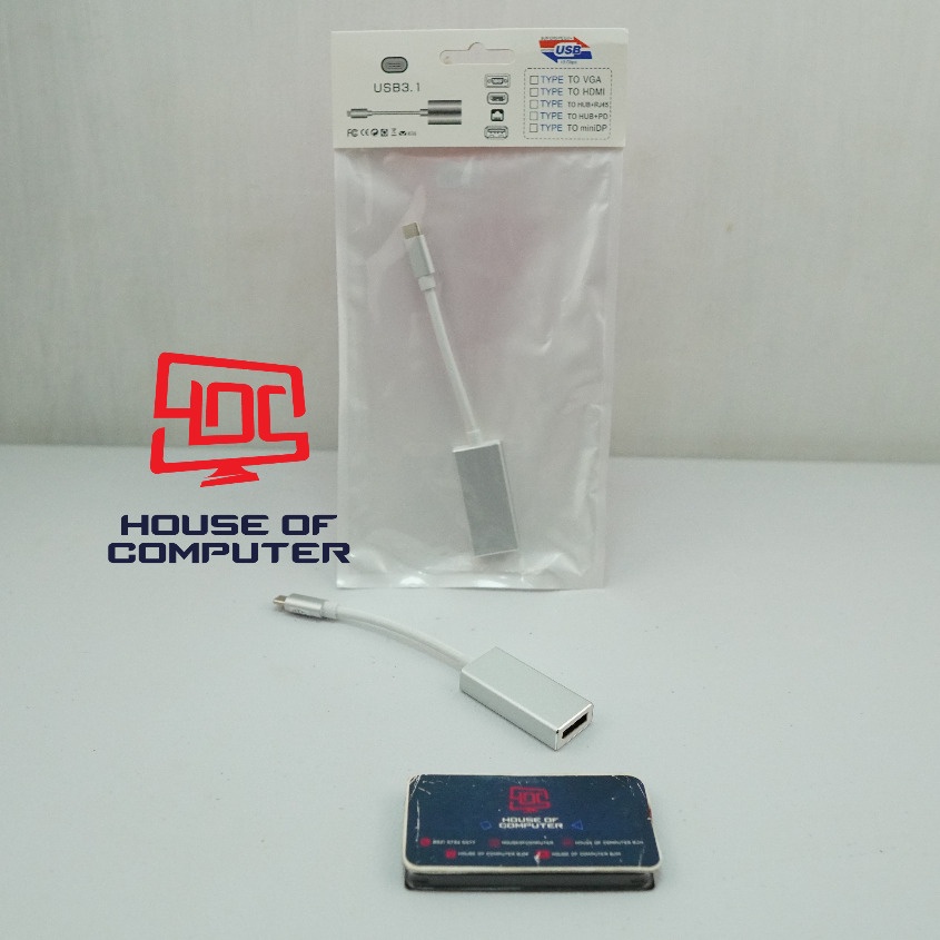 Converter TYPE C TO DISPLAY PORT 4K TYPE C TO DP | Shopee Philippines