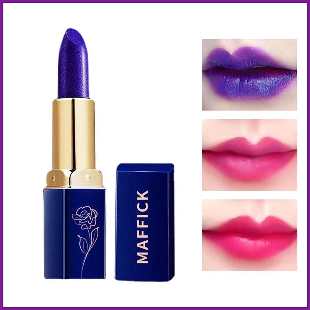 Color Changing Lipstick Blue Lipstick That Turns Pink Labiales Magicos