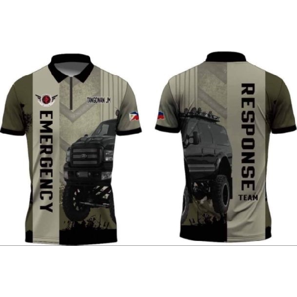 Emergency Response Team Full Sublimation 3d Shir Polo Shirt for Men ...