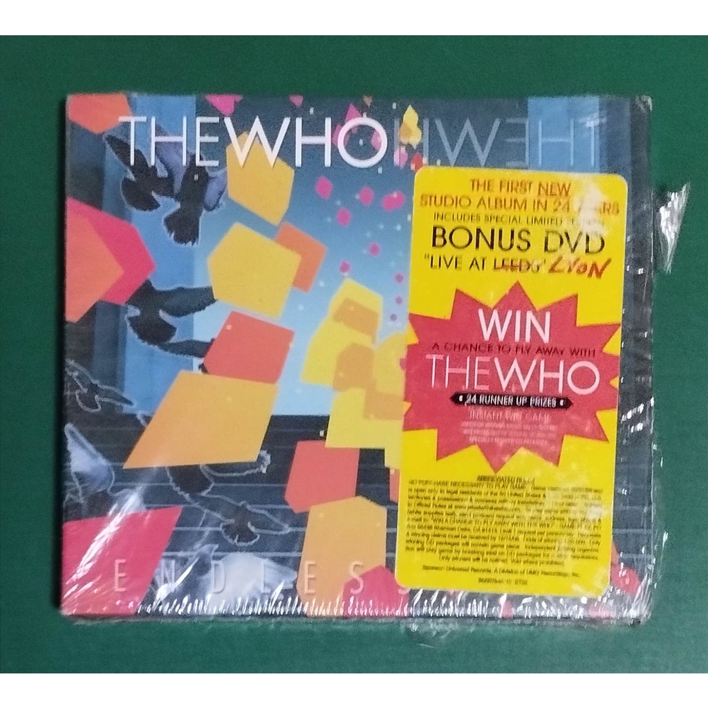 the-who-endless-wire-2-disc-cd-dvd-sealed-shopee-philippines