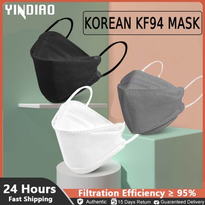 Korean KF94 Disposable Face Mask Face Mask KF94 Face Mask Korean 10pcs