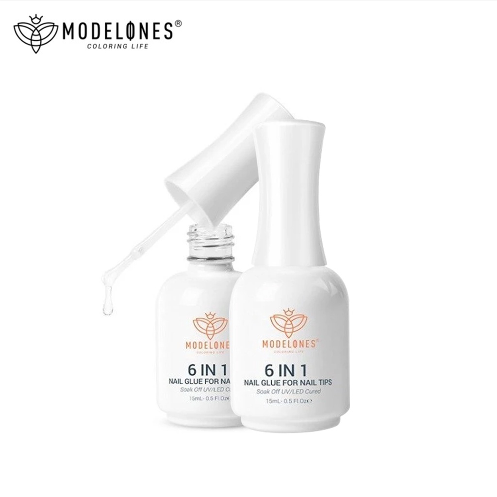 Modelones 6 In 1 Nail Glue Blooming Gel Nail Strengthener Extension Gel