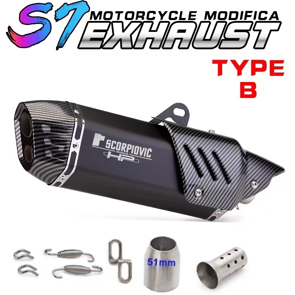 Akrapovic dual hole big canister 450mm length | Shopee Philippines
