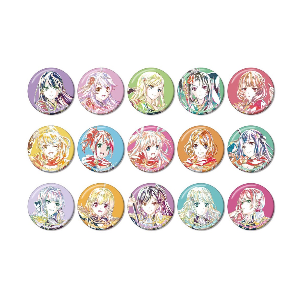 Girls Opera Revue Starlight Anime Badge Karen Hikari Kagura Maya Junna Hoshimi Mahiru Claudine