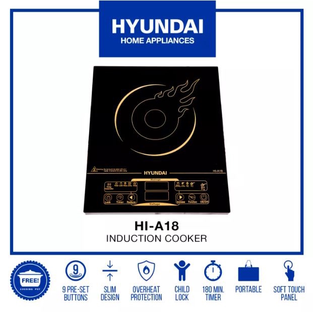 HYUNDAI Induction Cooker HIA18 Shopee Philippines