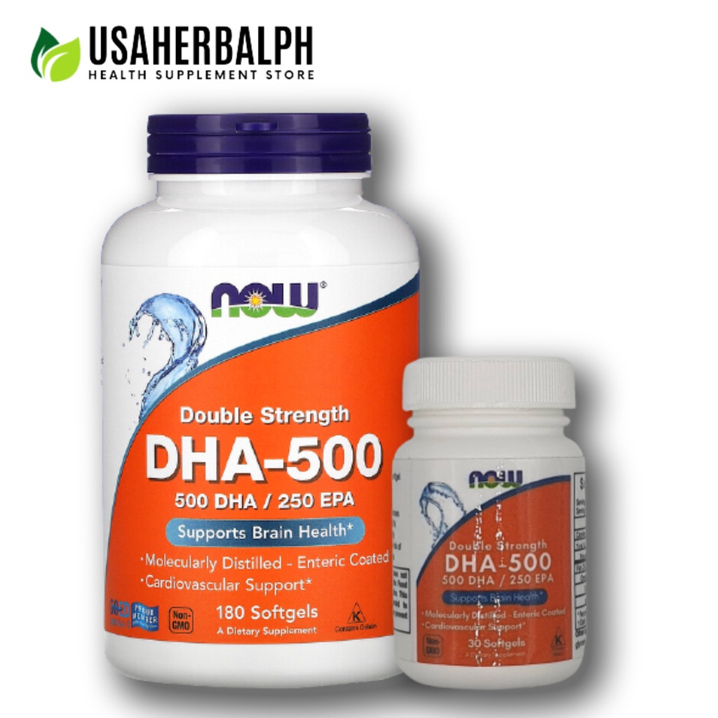 Now Foods, DHA500/EPA250, Double Strength, Fish Oil, Joints, Heart