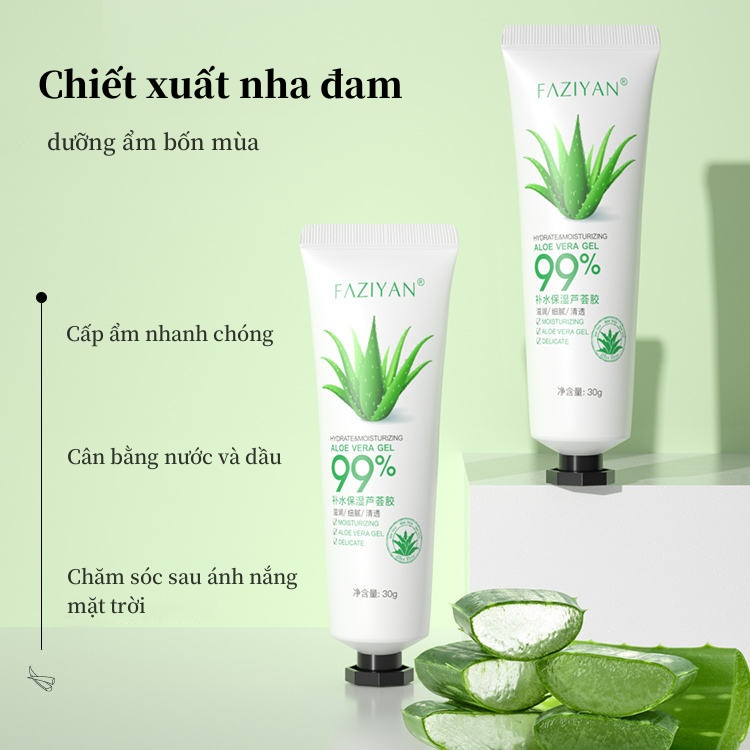 Aloe Vera Gel Moisturizes 99% Moisturizes The Face To Restore After ...