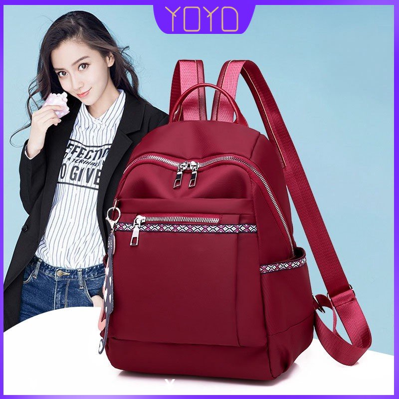 YoYo H1120 Korean Backpack Antitheft Oxford Large Capacity Backpack