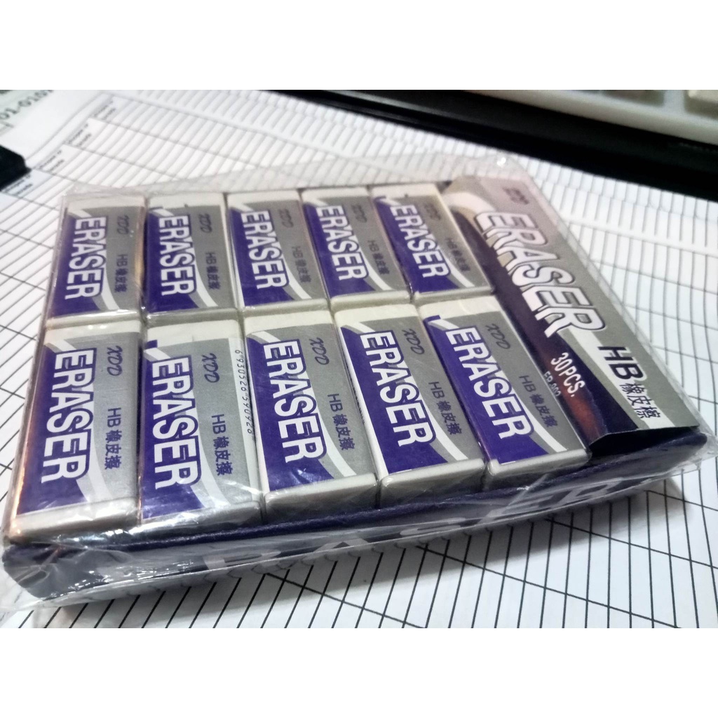 PER PIECE Rubber Eraser, Pencil White Eraser, ABC Student Office Eraser ...