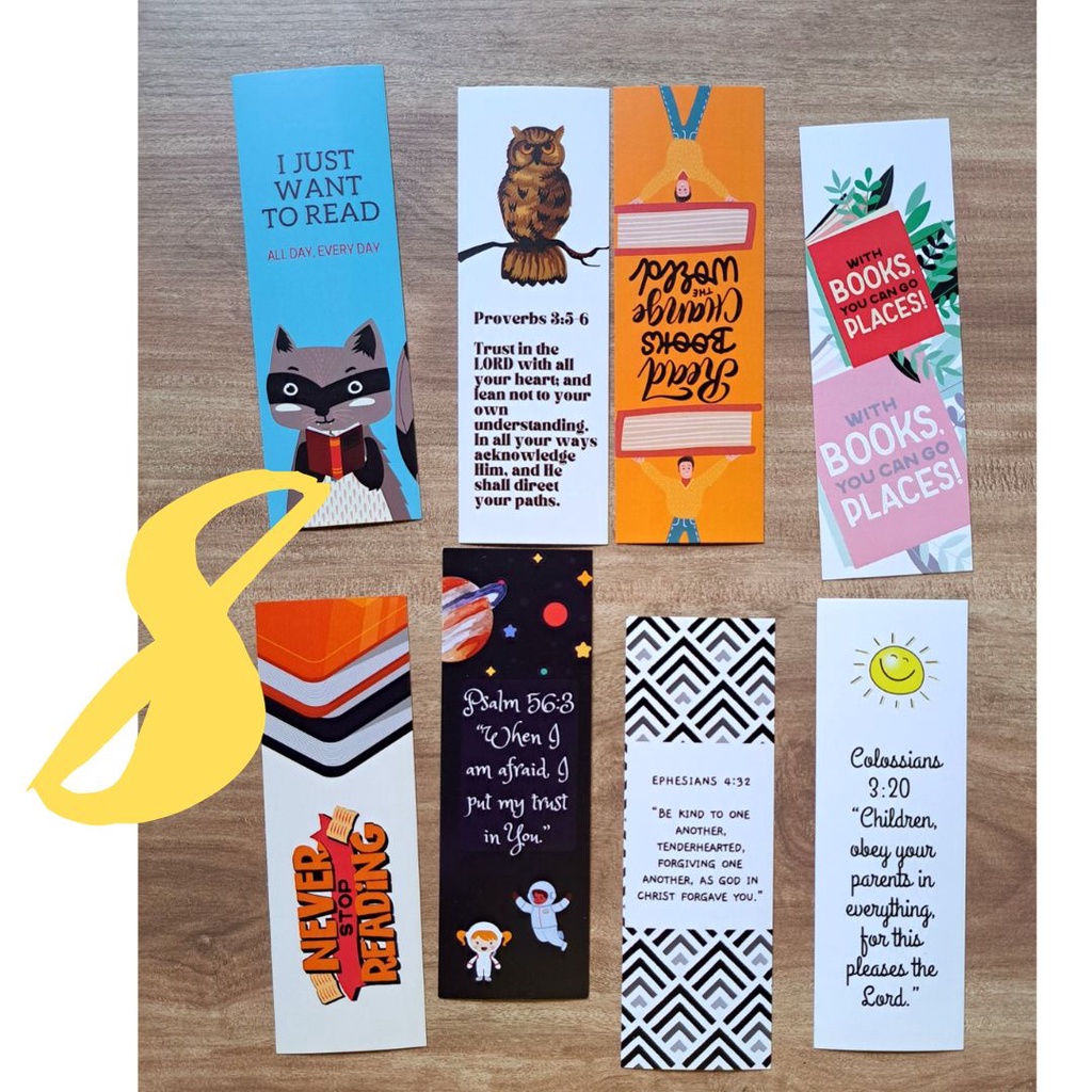 Bookmarks 8 pcs (1 set) Shopee Philippines