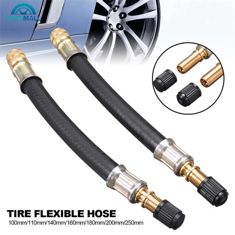 OPENMALL Braided Car Wheels Flexible Hose Tire Valve Inflatable Rubber