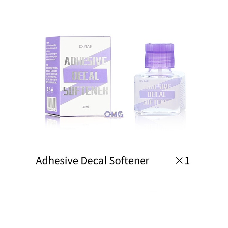 Dspiae Decal Softener ETC03 / Adhesive Decal Softener ETC04 Softer Setter Water Decal Glue