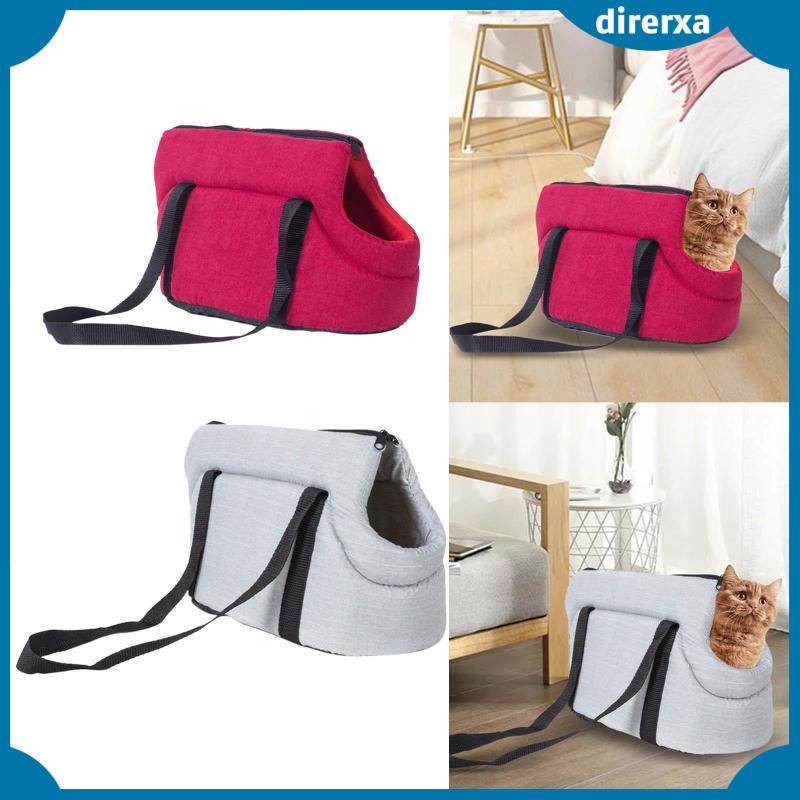 [Direrxa] Dog Car Seat Travel Bag Handbag Cage Armrest Booster Seat