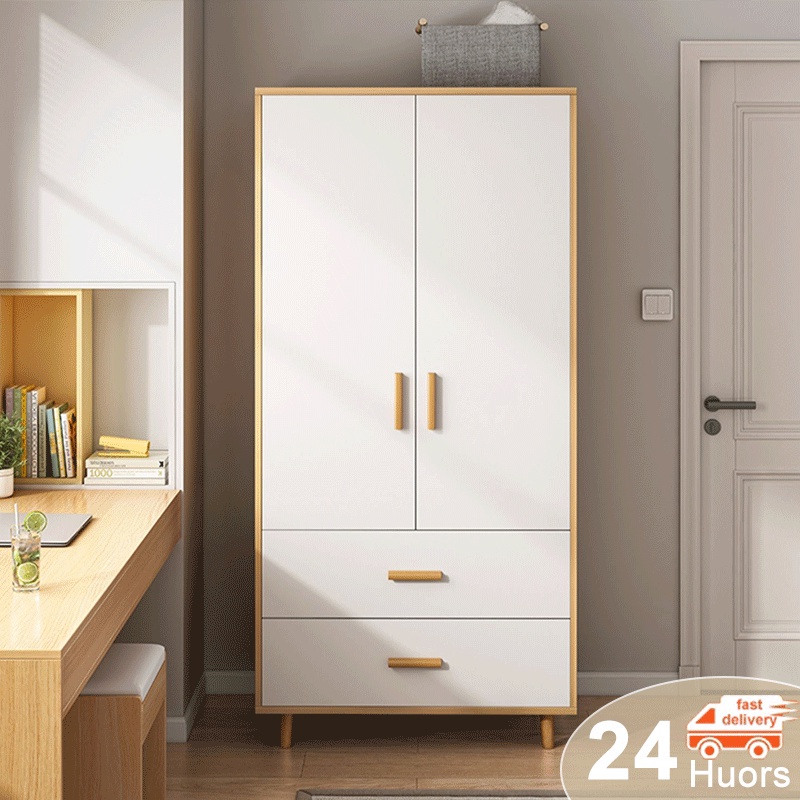 Wooden Wardrobe small home bedroom simple modern storage