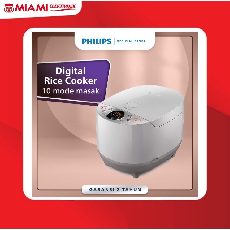 Philips HD4515/30 - HD4515/90 - HD4515/85 Digital Rice Cooker 1.8 L 10 ...