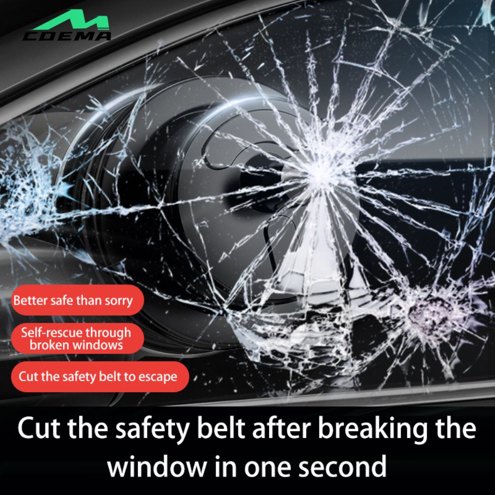 Car Window Breaker Escape Emergency Safety Hammer Mini One Second