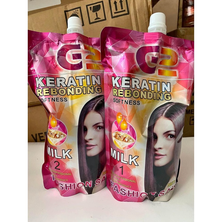 G2 Keratin Milk Rebonding Set, 1250ml Shopee Philippines