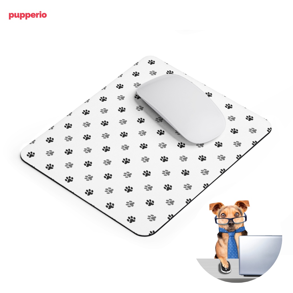 PUPPERIO - Classic Paw Mouse Pad (non-slip, cute laptop mousepad dog ...