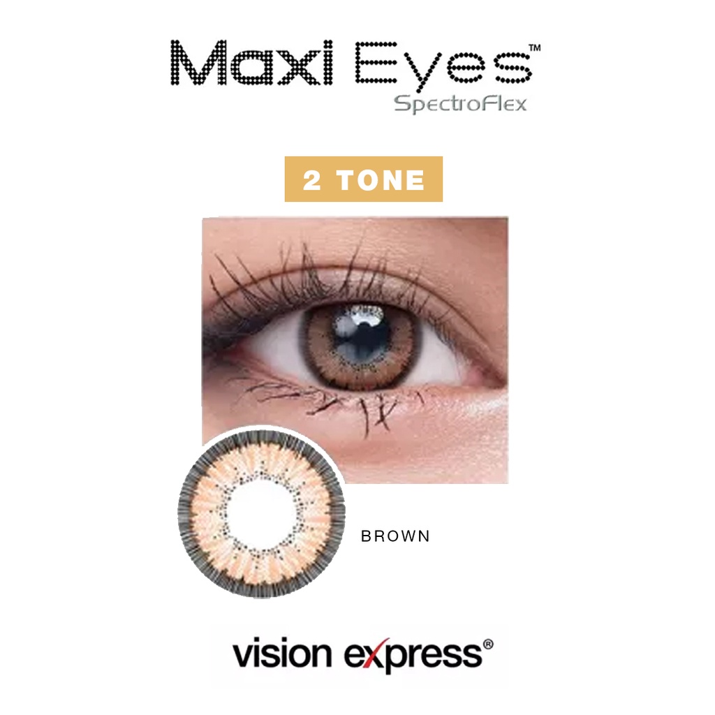 Vision Express Maxi Eyes 2 Tone Natural Colored Graded Contact Lenses