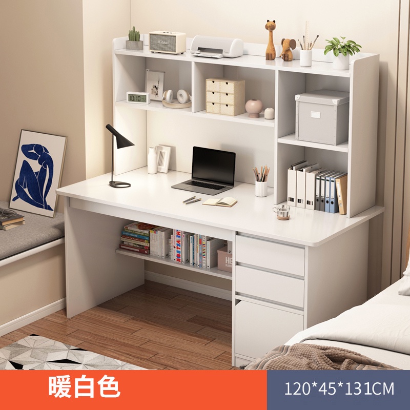 Exinhome Desk Bookcase Bookshelf 2023 Latest Models Computer One