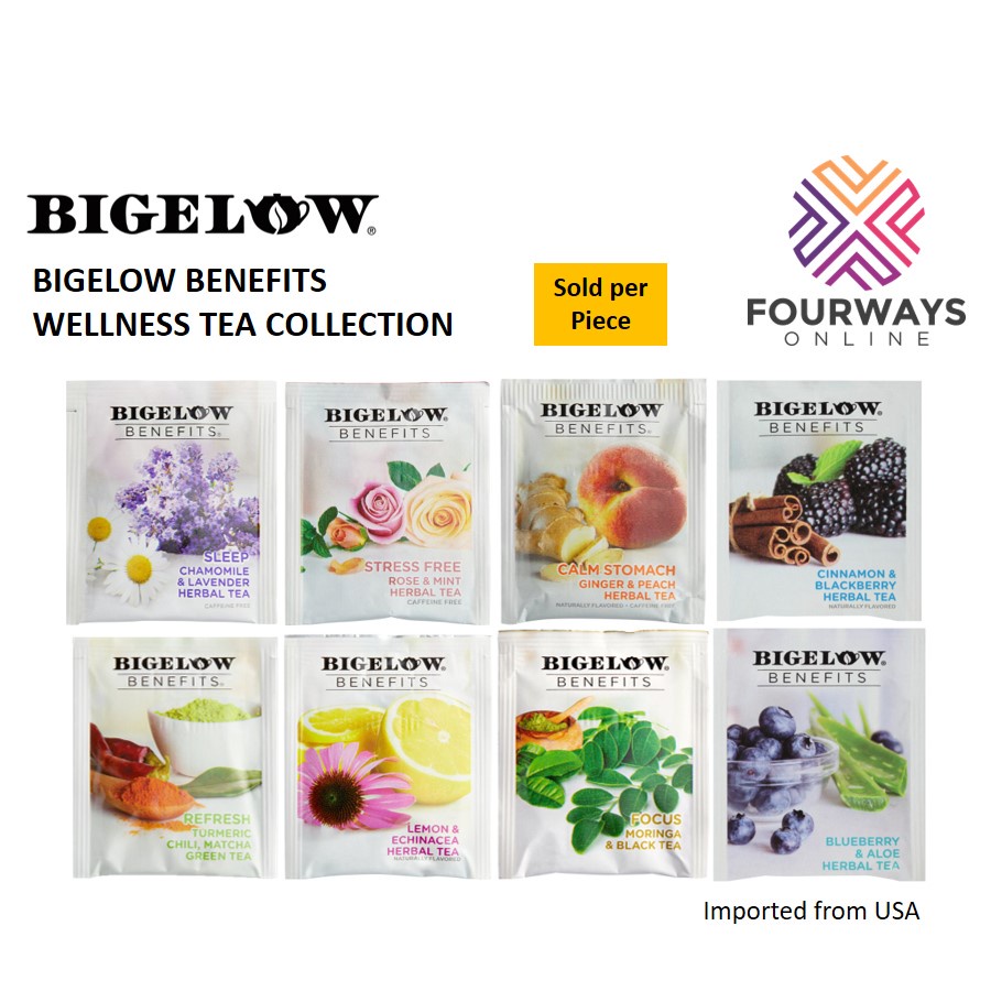 Bigelow Benefits Wellness Collection Tea 1 pc | Shopee Philippines