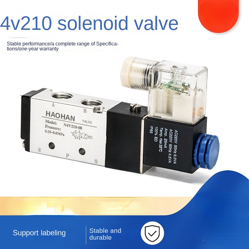 Yadeke solenoid valve 4V210-08 cylinder reversing valve pneumatic ...