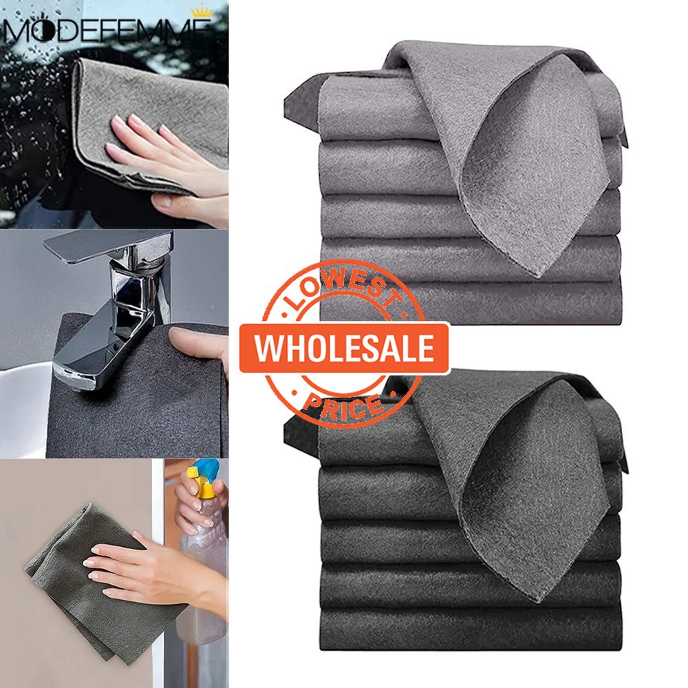 [ Wholesale Prices ] Reusable Microfiber Cleaning Rags Efficient Clean