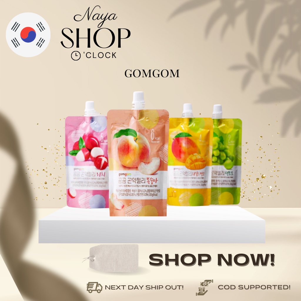 GomGom Konjac Jelly Juice 150g Shopee Philippines
