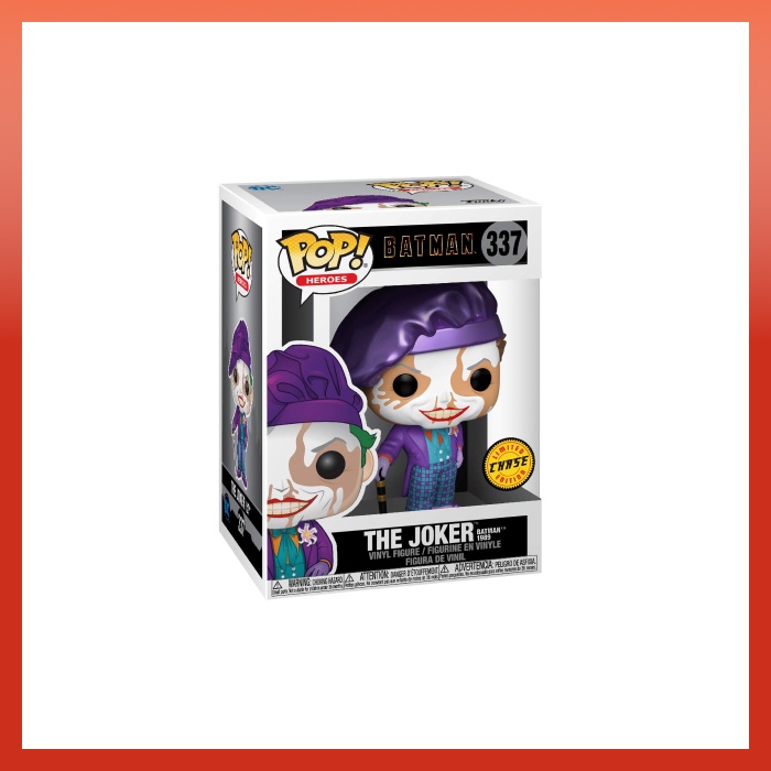 Heroes Batman 1989 The Joker with Hat (Chase) #337 Funko Pop Vinyl