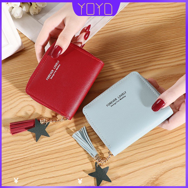 YoYo 6014 ''FOREVER YOUNG'' design Ziper wallet Mini Wallet Coin Purse