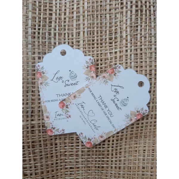 Personalized Gift Tags with string | Shopee Philippines
