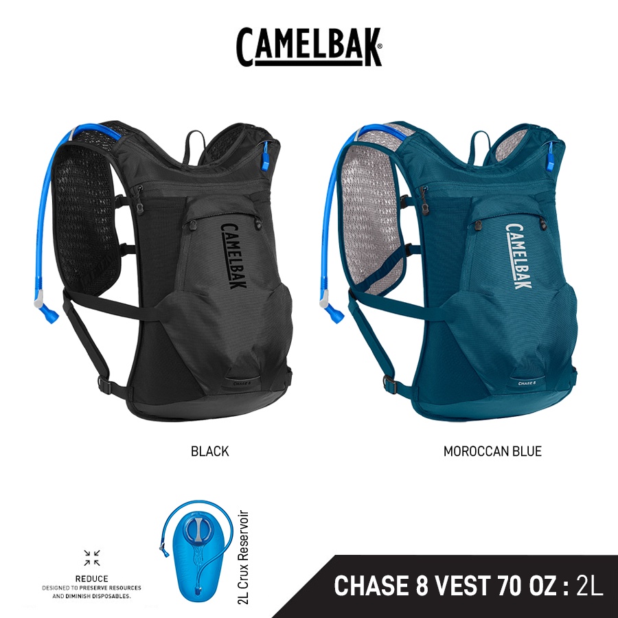 CamelBak Chase 8 Vest with 2L Crux Reservoir Quicklink System Shopee