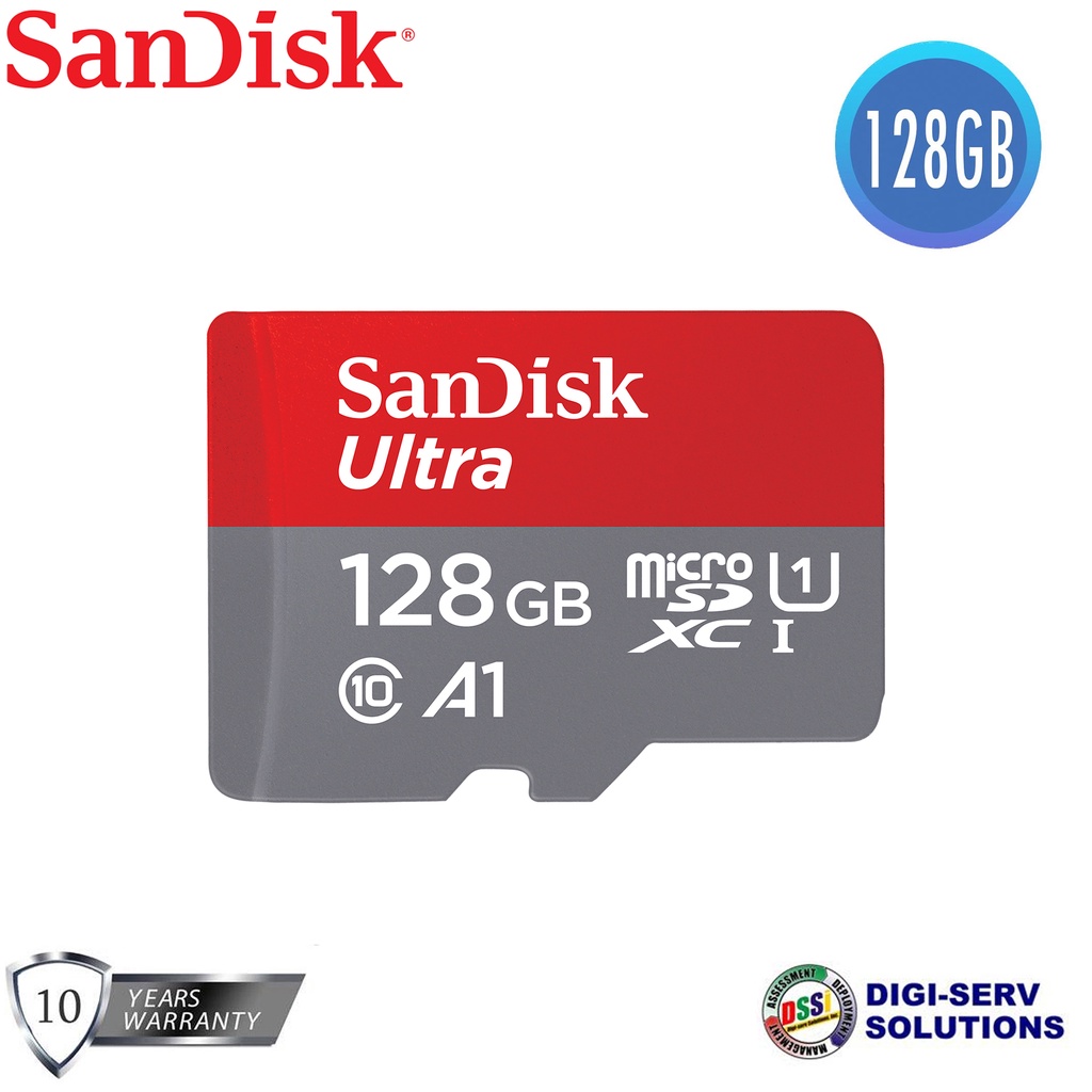 SanDisk Ultra 128GB A1 Series micro SD (SDSQUAB-128G-GN6MN), Up to ...