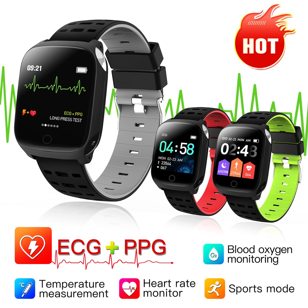 Smart bracelet with ecg blood best sale pressure and heart rate monitoring