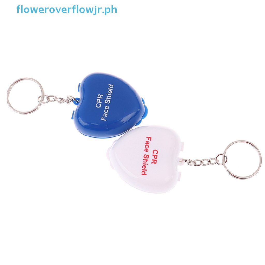 LOVESHOPPING 1PC Protect CPR Mask Mouth KeyChain Rescue In Heart Box ...