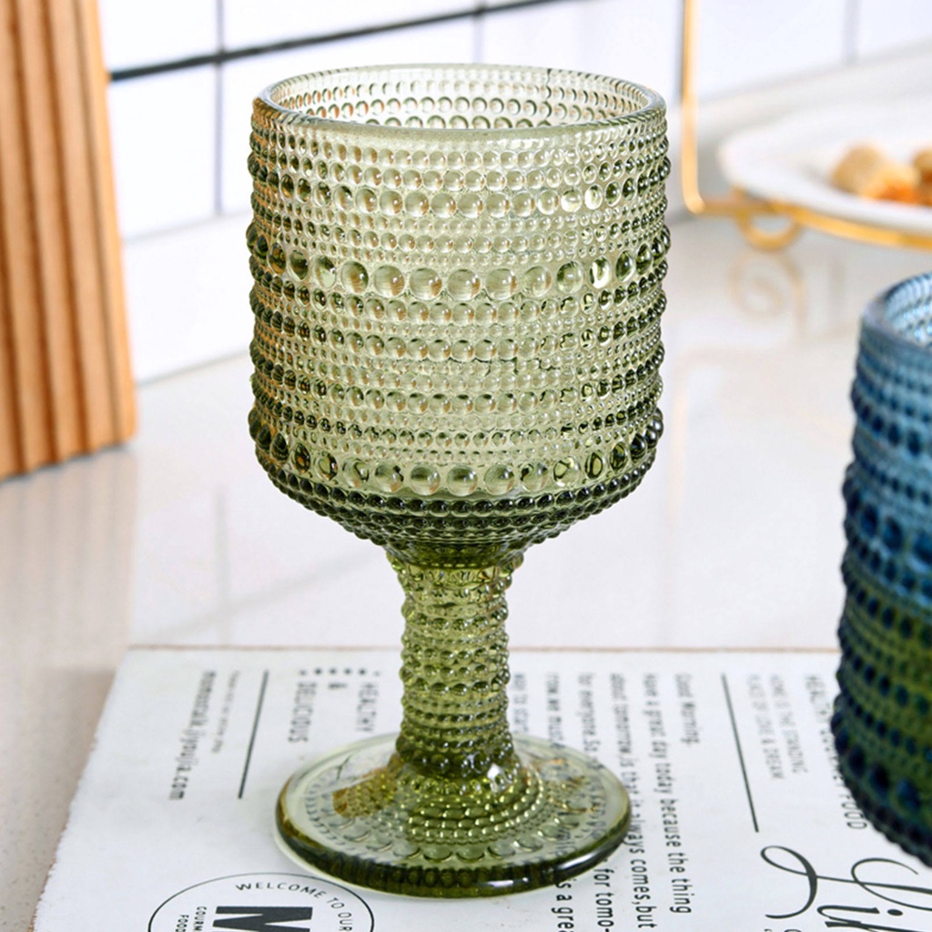 1PC Modern Embossed Ball Type Goblet Goblet Glass Crystal Wine ...