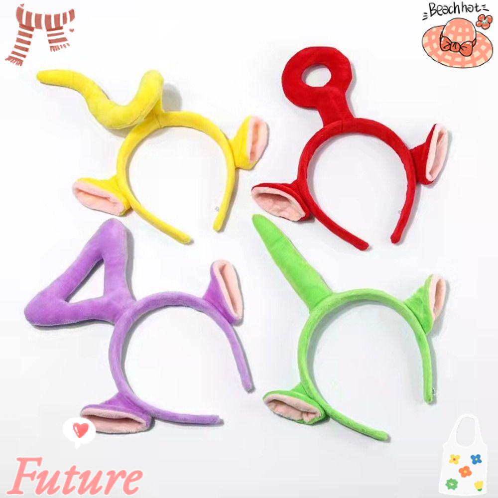 FUTURE Plush Headband Hairpin Cute Soft Hairpin Women HairHoop Po Dipsy