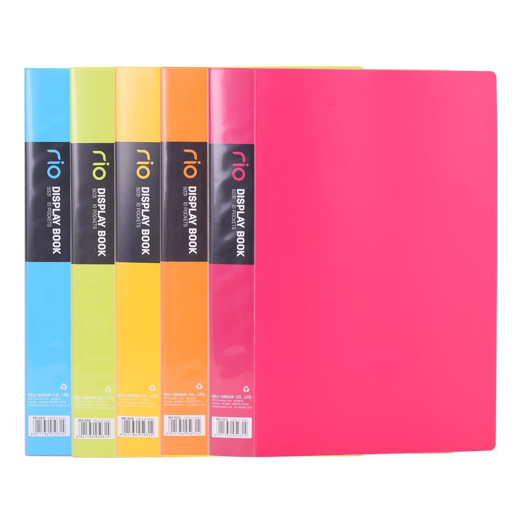 Deli E5031 File Organizer - A4 Rio Display Book 10 Pages (1PC ...