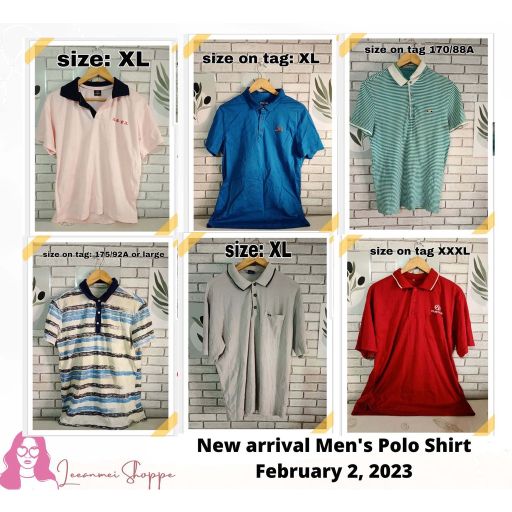 New arrival/restock Preloved Men's Polo Shirt/Unisex for february ...