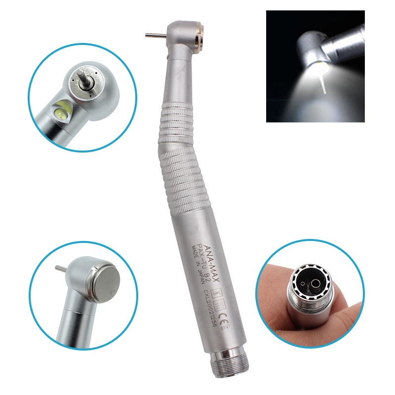 Dental LED High Speed Push Button Turbine Handpiece 2/4 Holes Shopee Philippines