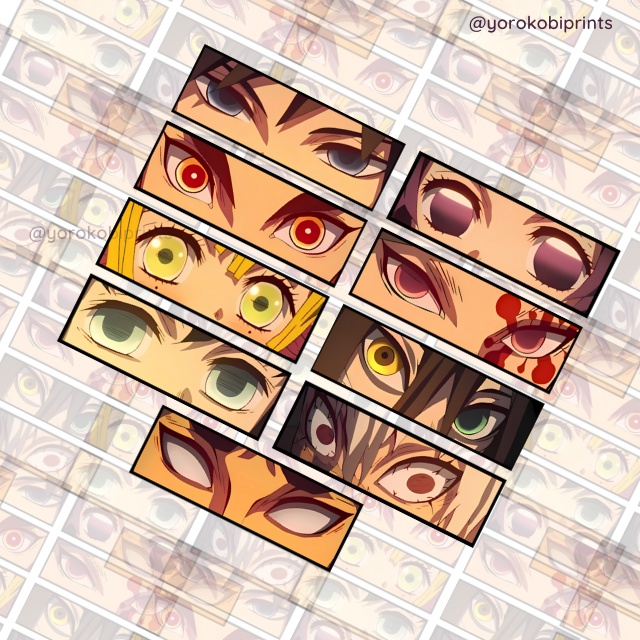 Demon Slayer: Kimetsu no Yaiba - Hashira / Pillars - Eye Slap