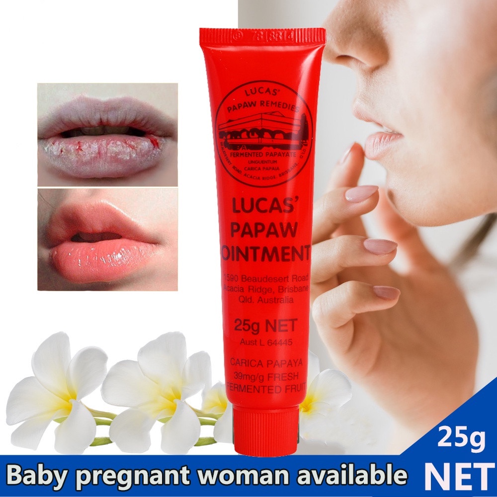 25g Lucas Papaw Ointment Multifunctional Lip Protector Hydrating Lip